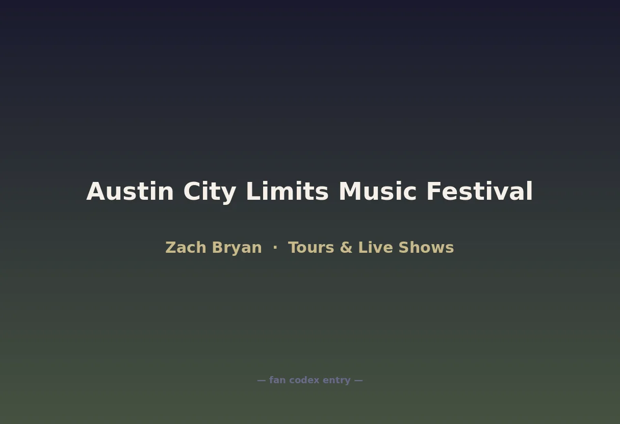 Austin City Limits Music Festival